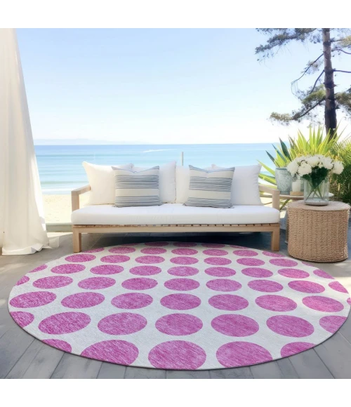 Addison Chantille ACN980-Blush 8 ft. X 8 ft. Round Rug