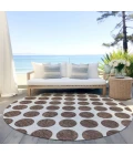 Addison Chantille ACN980-Brown 8 ft. X 8 ft. Round Rug