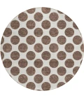 Addison Chantille ACN980-Brown 8 ft. X 8 ft. Round Rug