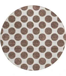 Addison Chantille ACN980-Brown 8 ft. X 8 ft. Round Rug