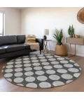 Addison Chantille ACN980-Charcoal 8 ft. X 8 ft. Round Rug