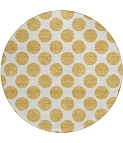 Addison Chantille ACN980-Gold 8 ft. X 8 ft. Round Rug