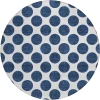 Addison Chantille ACN980-Navy 8 ft. X 8 ft. Round Rug