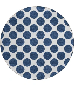 Addison Chantille ACN980-Navy 8 ft. X 8 ft. Round Rug