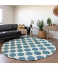 Addison Chantille ACN980-Teal 8 ft. X 8 ft. Round Rug