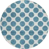 Addison Chantille ACN980-Teal 8 ft. X 8 ft. Round Rug