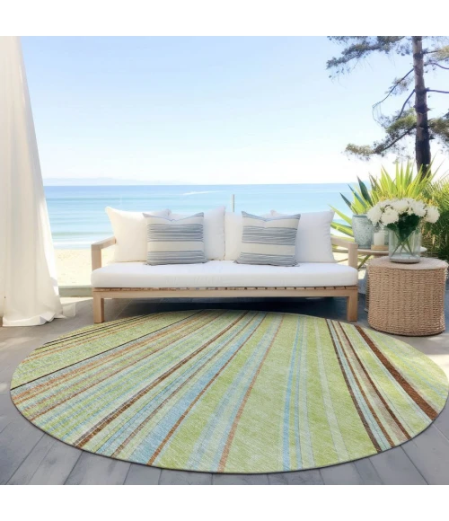 Addison Chantille ACN981-Aloe 8 ft. X 8 ft. Round Rug