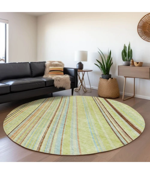 Addison Chantille ACN981-Aloe 8 ft. X 8 ft. Round Rug