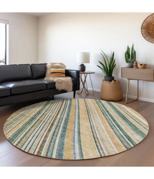 Addison Chantille ACN981-Beige 8 ft. X 8 ft. Round Rug