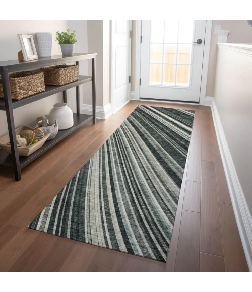 Addison Chantille ACN981-Black 2 ft. 3 in. X 7 ft. 6 in. Rectangle Rug