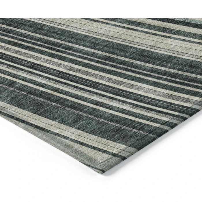 Addison Chantille ACN981-Black 8 ft. X 8 ft. Round Rug