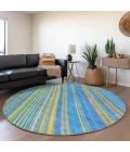 Addison Chantille ACN981-Denim 8 ft. X 8 ft. Round Rug