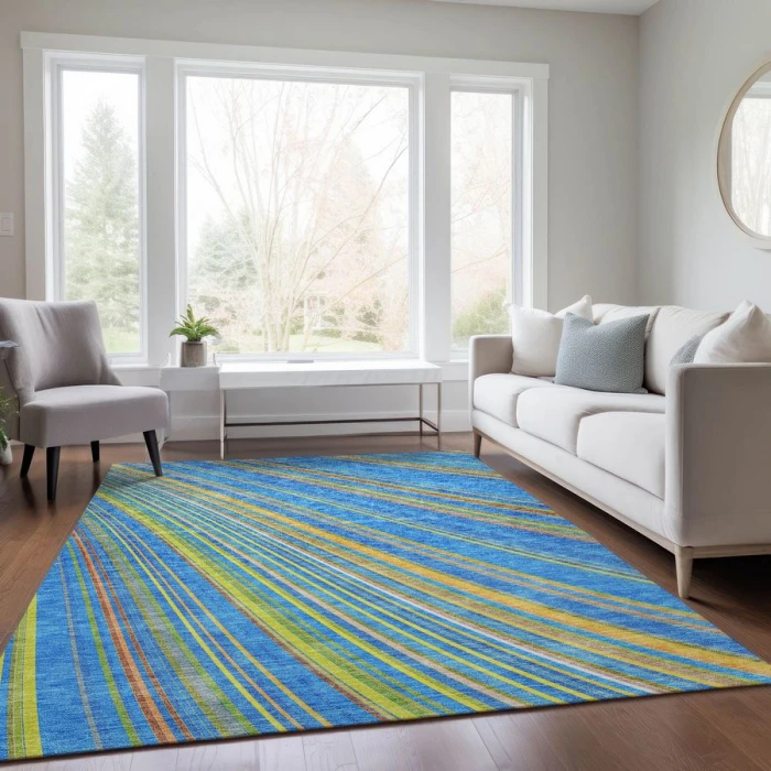 Addison Chantille ACN981-Denim 8 ft. X 10 ft. Rectangle Rug