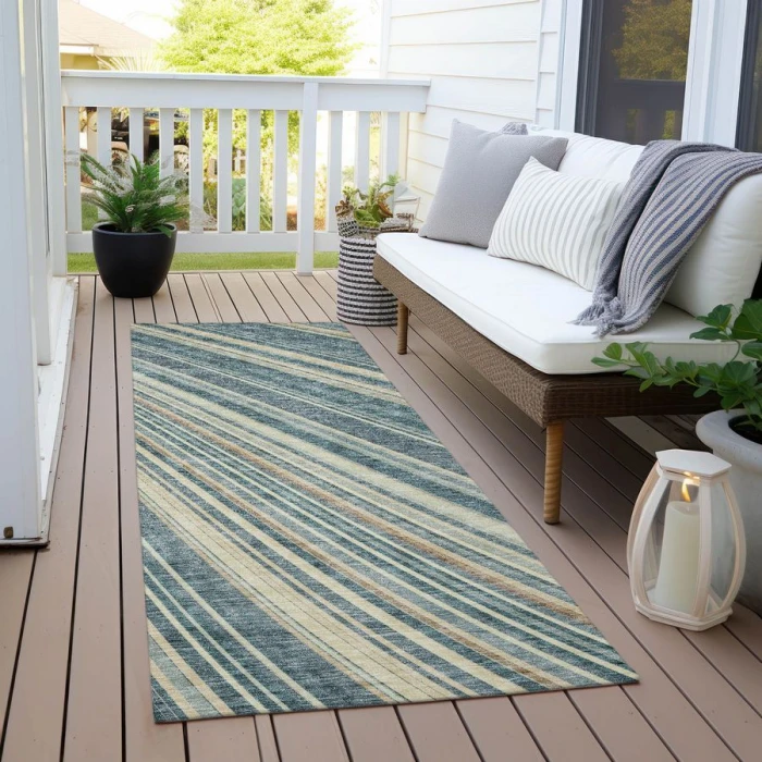 Addison Chantille ACN981-Sky 2 ft. 3 in. X 7 ft. 6 in. Rectangle Rug