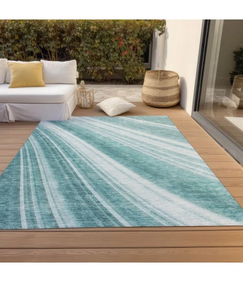 Addison Chantille ACN981-Teal 9 ft. X 12 ft. Rectangle Rug