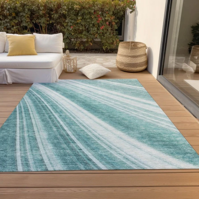 Addison Chantille ACN981-Teal 3 ft. X 5 ft. Rectangle Rug