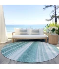 Addison Chantille ACN981-Teal 8 ft. X 8 ft. Round Rug