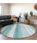 Addison Chantille ACN981-Teal 8 ft. X 8 ft. Round Rug