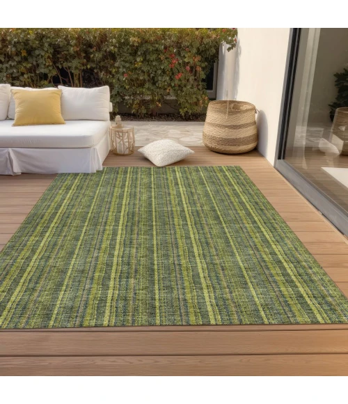Addison Chantille ACN982-Olive 5 ft. X 7 ft. 6 in. Rectangle Rug