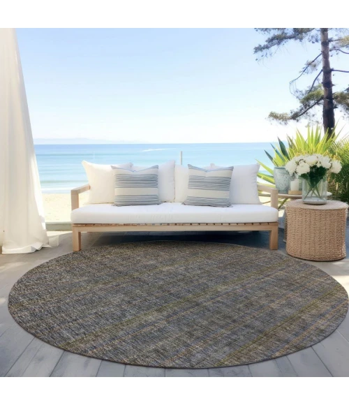 Addison Chantille ACN982-Taupe 8 ft. X 8 ft. Round Rug