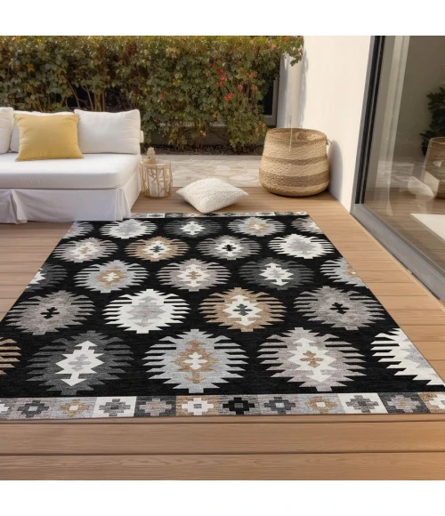 Addison Chantille ACN983-Black 3 ft. X 5 ft. Rectangle Rug