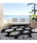 Addison Chantille ACN983-Black 8 ft. X 8 ft. Round Rug