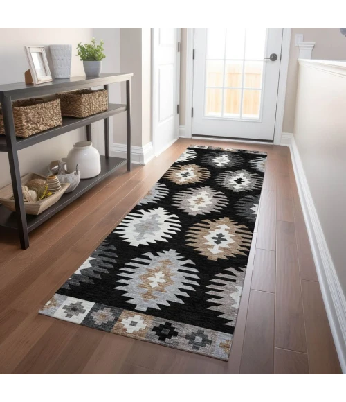 Addison Chantille ACN983-Black 2 ft. 3 in. X 7 ft. 6 in. Rectangle Rug