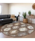 Addison Chantille ACN983-Brown 8 ft. X 8 ft. Round Rug