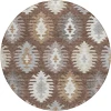 Addison Chantille ACN983-Brown 8 ft. X 8 ft. Round Rug