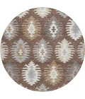 Addison Chantille ACN983-Brown 8 ft. X 8 ft. Round Rug