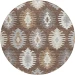 Addison Chantille ACN983-Brown 8 ft. X 8 ft. Round Rug