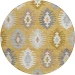 Addison Chantille ACN983-Gold 8 ft. X 8 ft. Round Rug