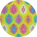 Addison Chantille ACN983-Lime 8 ft. X 8 ft. Round Rug