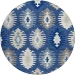 Addison Chantille ACN983-Navy 8 ft. X 8 ft. Round Rug