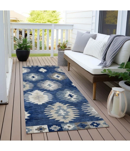 Addison Chantille ACN983-Navy 2 ft. 3 in. X 7 ft. 6 in. Rectangle Rug