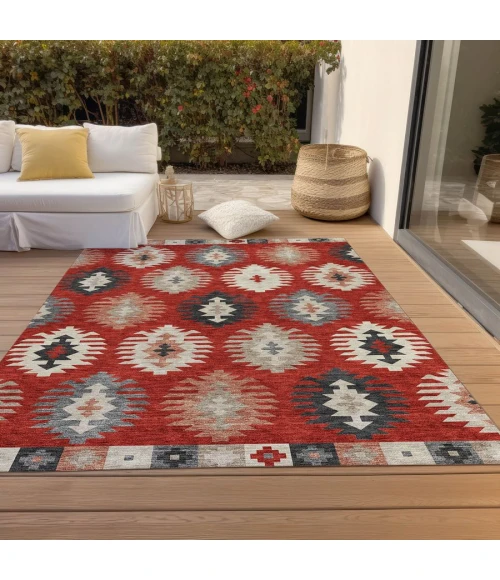 Addison Chantille ACN983-Red 3 ft. X 5 ft. Rectangle Rug