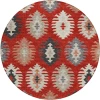 Addison Chantille ACN983-Red 8 ft. X 8 ft. Round Rug