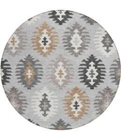 Addison Chantille ACN983-Silver 8 ft. X 8 ft. Round Rug