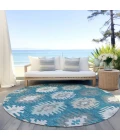 Addison Chantille ACN983-Teal 8 ft. X 8 ft. Round Rug