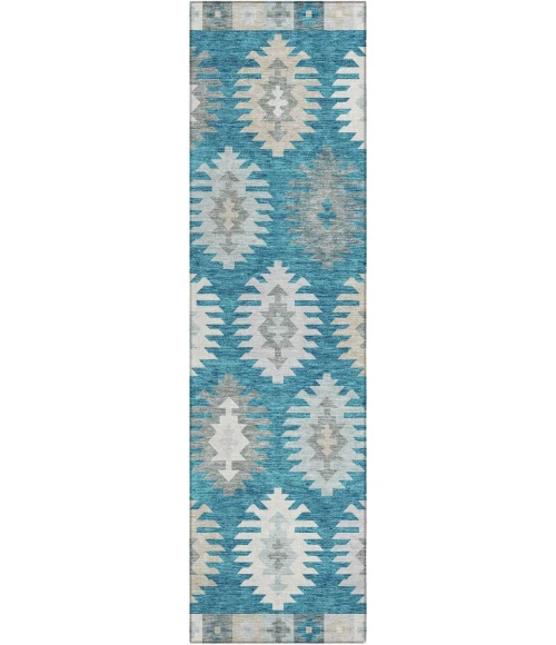 Addison Chantille ACN983-Teal 2 ft. 3 in. X 7 ft. 6 in. Rectangle Rug
