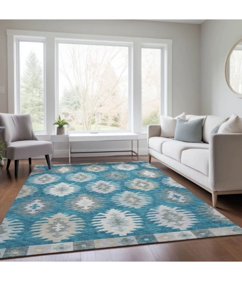 Addison Chantille ACN983-Teal 9 ft. X 12 ft. Rectangle Rug