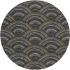 Addison Chantille ACN984-Black 8 ft. X 8 ft. Round Rug