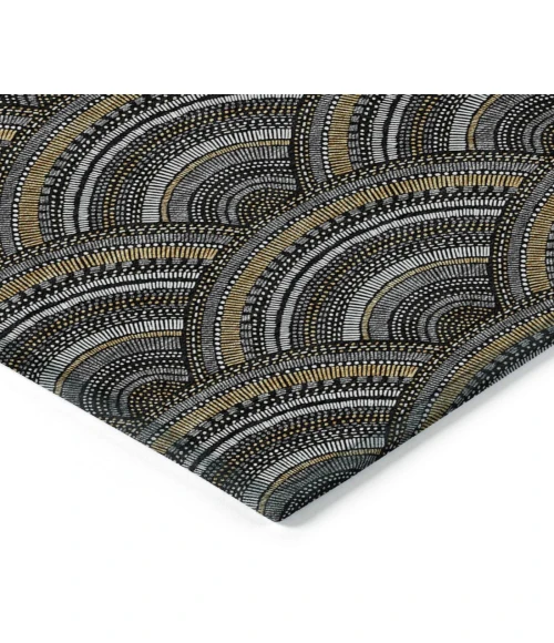 Addison Chantille ACN984-Black 8 ft. X 8 ft. Round Rug