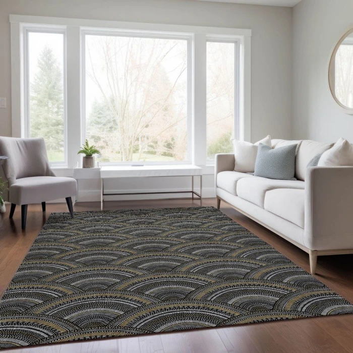 Addison Chantille ACN984-Black 10 ft. X 14 ft. Rectangle Rug