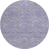 Addison Chantille ACN984-Lavender 8 ft. X 8 ft. Round Rug