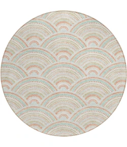 Addison Chantille ACN984-Linen 8 ft. X 8 ft. Round Rug