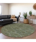 Addison Chantille ACN984-Olive 8 ft. X 8 ft. Round Rug