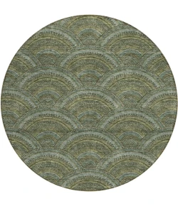 Addison Chantille ACN984-Olive 8 ft. X 8 ft. Round Rug