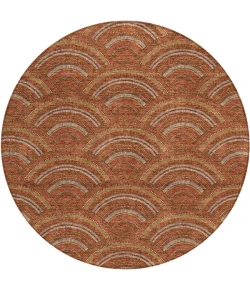 Addison Chantille ACN984-Paprika 8 ft. X 8 ft. Round Rug