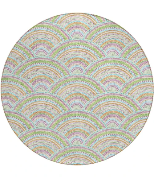 Addison Chantille ACN984-Pearl 8 ft. X 8 ft. Round Rug